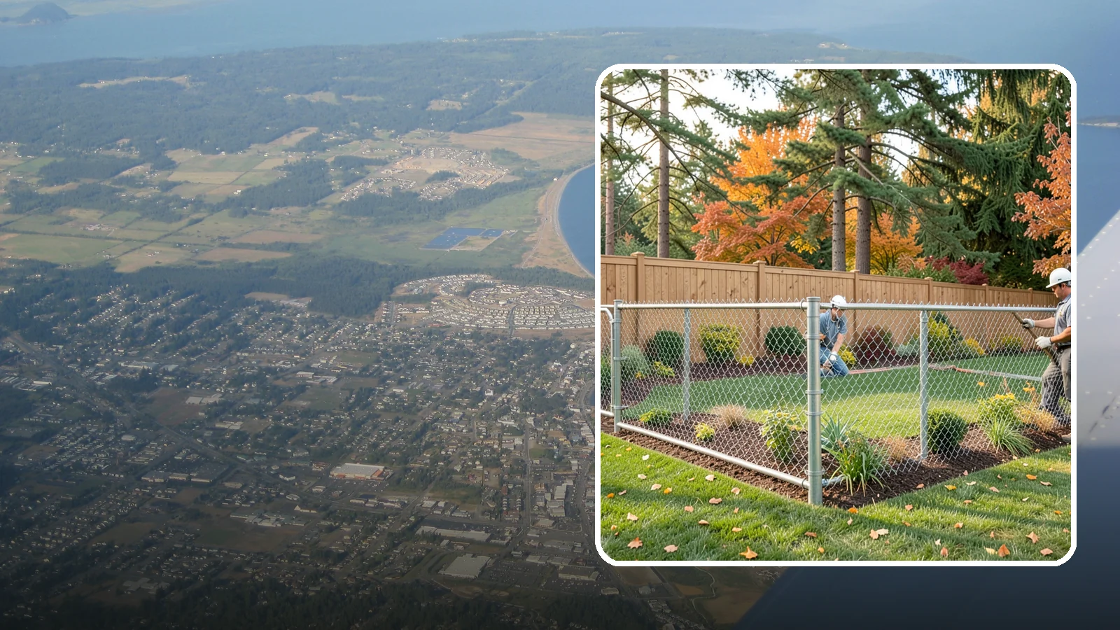 Chain Link Fence Installation in Oak Harbor, Island County, WA - We install durable galvanized and vinyl-coated chain link fencing for secure, budget-friendly enclosures around Puget Sound...