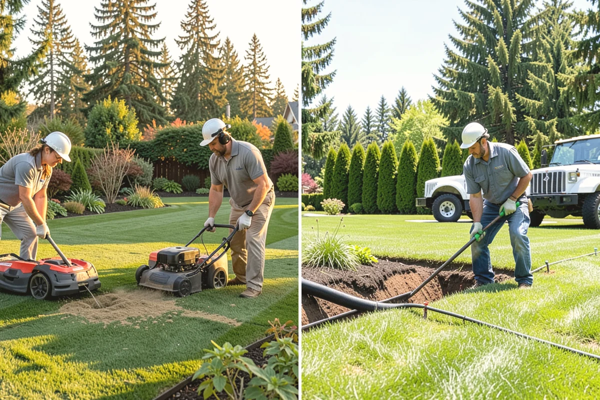 Chain Link Fence Installation in Oak Harbor, Island County, WA - Mark the layout and locate underground utilities