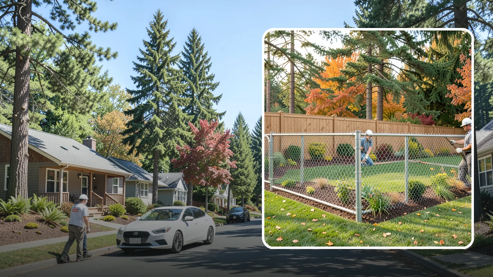 Chain Link Fence Installation in Orting, Pierce County, WA - We install durable galvanized and vinyl-coated chain link fencing for secure, budget-friendly enclosures around Puget Sound...