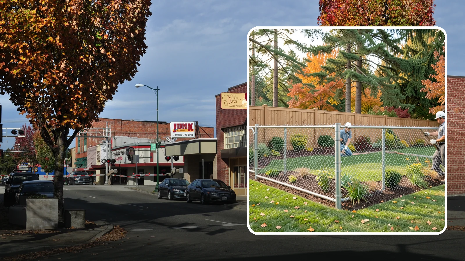 Chain Link Fence Installation in Puyallup, Pierce County, WA - We install durable galvanized and vinyl-coated chain link fencing for secure, budget-friendly enclosures around Puget Sound...