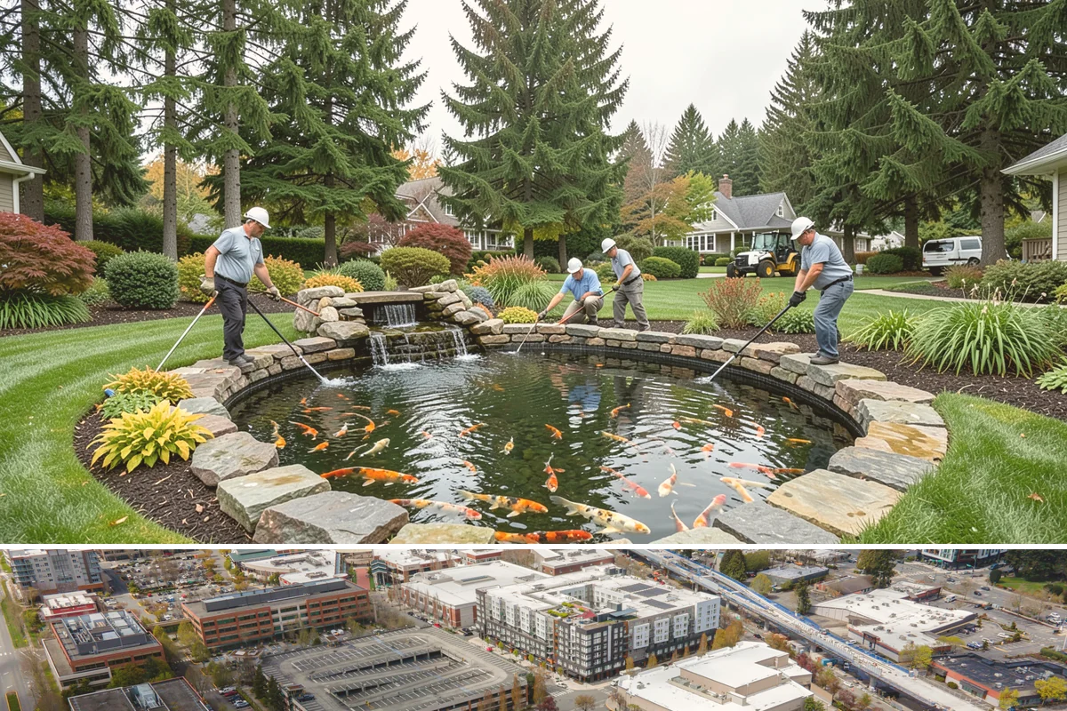 Chain Link Fence Installation in Redmond, King County, WA - Chain link installs in nearly any weather, though we favor drier windows so footings set before the mesh is tensioned.