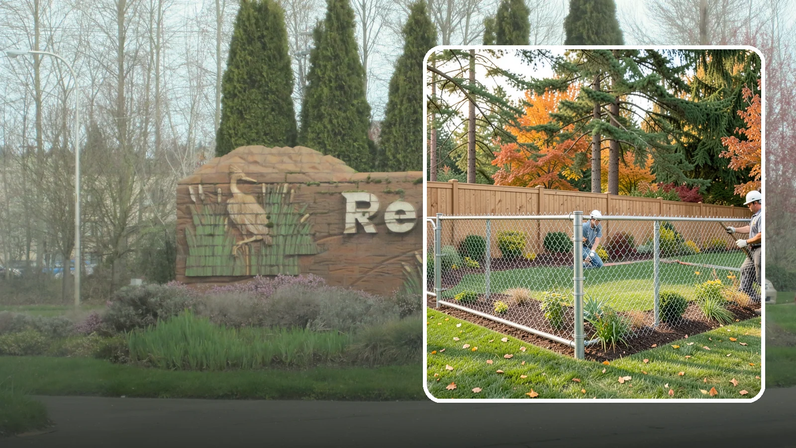 Chain Link Fence Installation in Renton, King County, WA - We install durable galvanized and vinyl-coated chain link fencing for secure, budget-friendly enclosures around Puget Sound...
