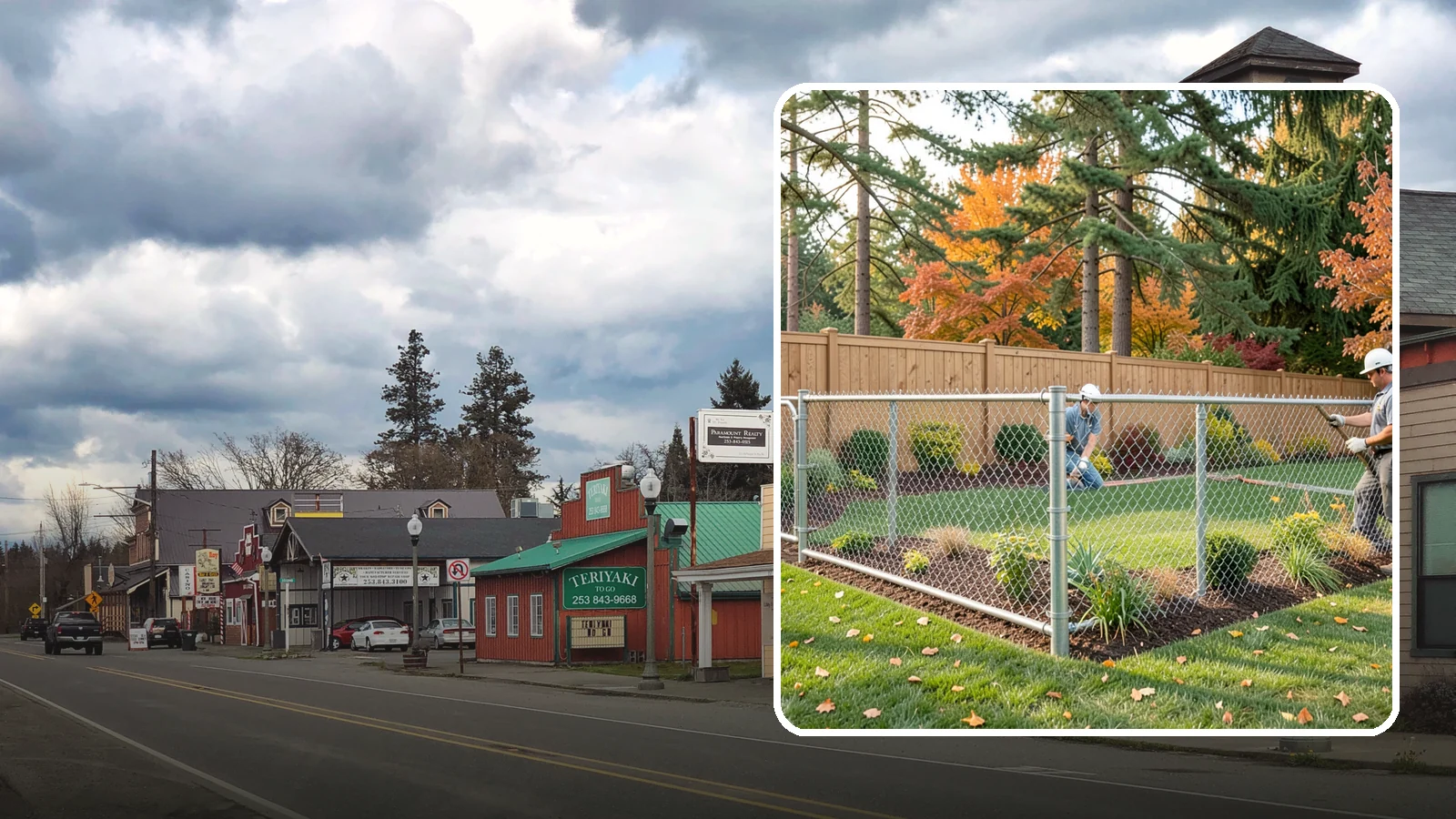 Chain Link Fence Installation in Roy, Pierce County, WA - We install durable galvanized and vinyl-coated chain link fencing for secure, budget-friendly enclosures around Puget Sound...