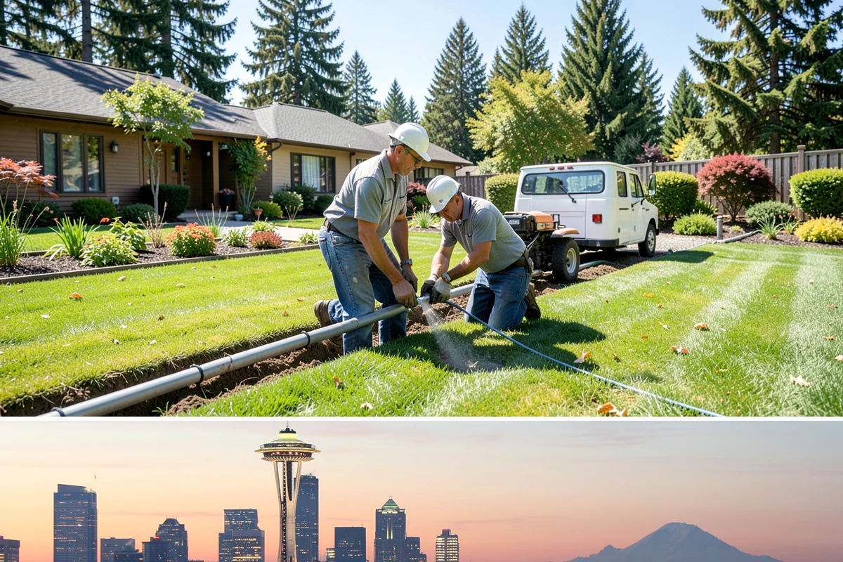 Chain Link Fence Installation in Seattle, King County, WA - Chain link installs in nearly any weather, though we favor drier windows so footings set before the mesh is tensioned.