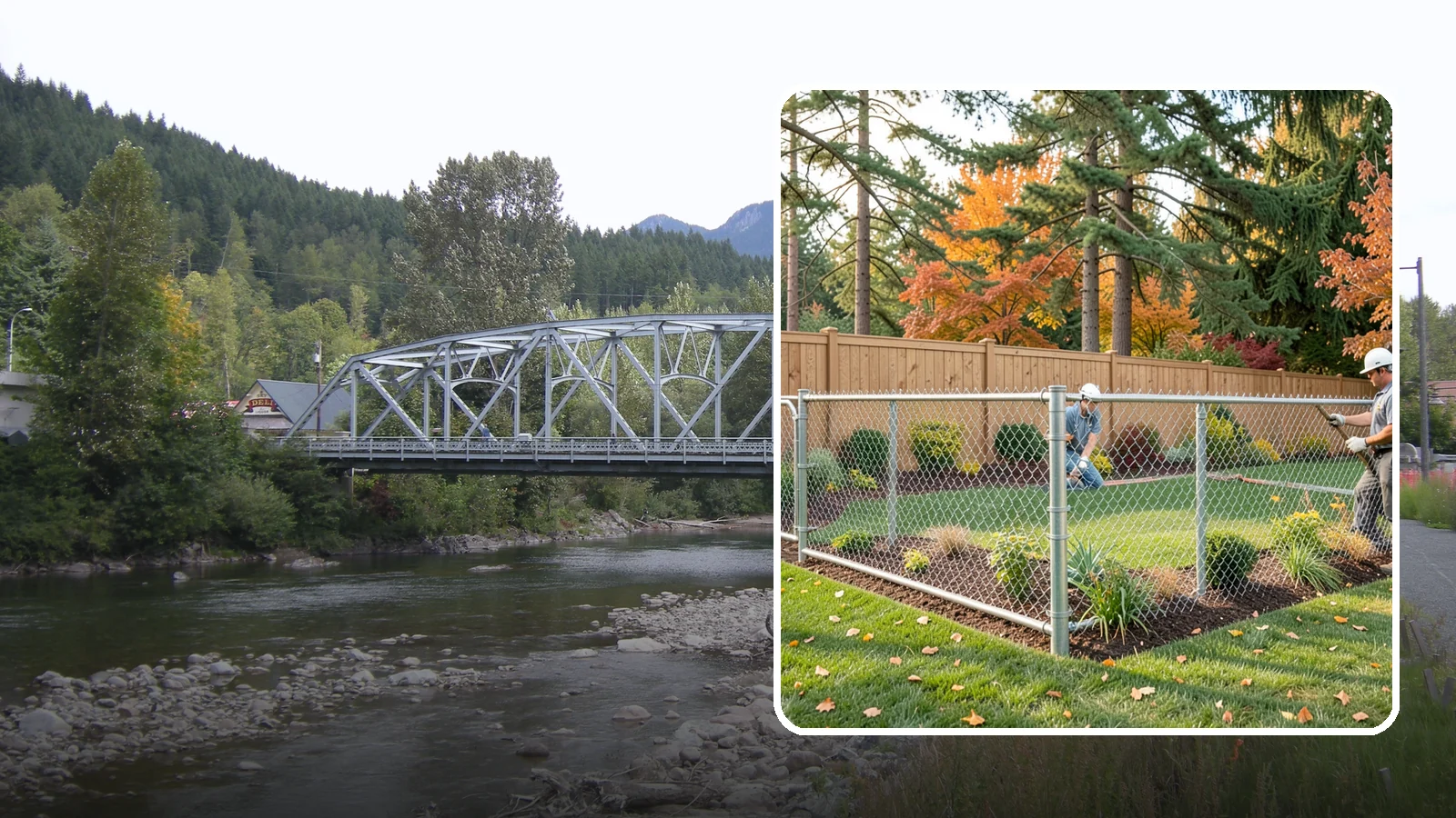 Chain Link Fence Installation in Skykomish, King County, WA - We install durable galvanized and vinyl-coated chain link fencing for secure, budget-friendly enclosures around Puget Sound...