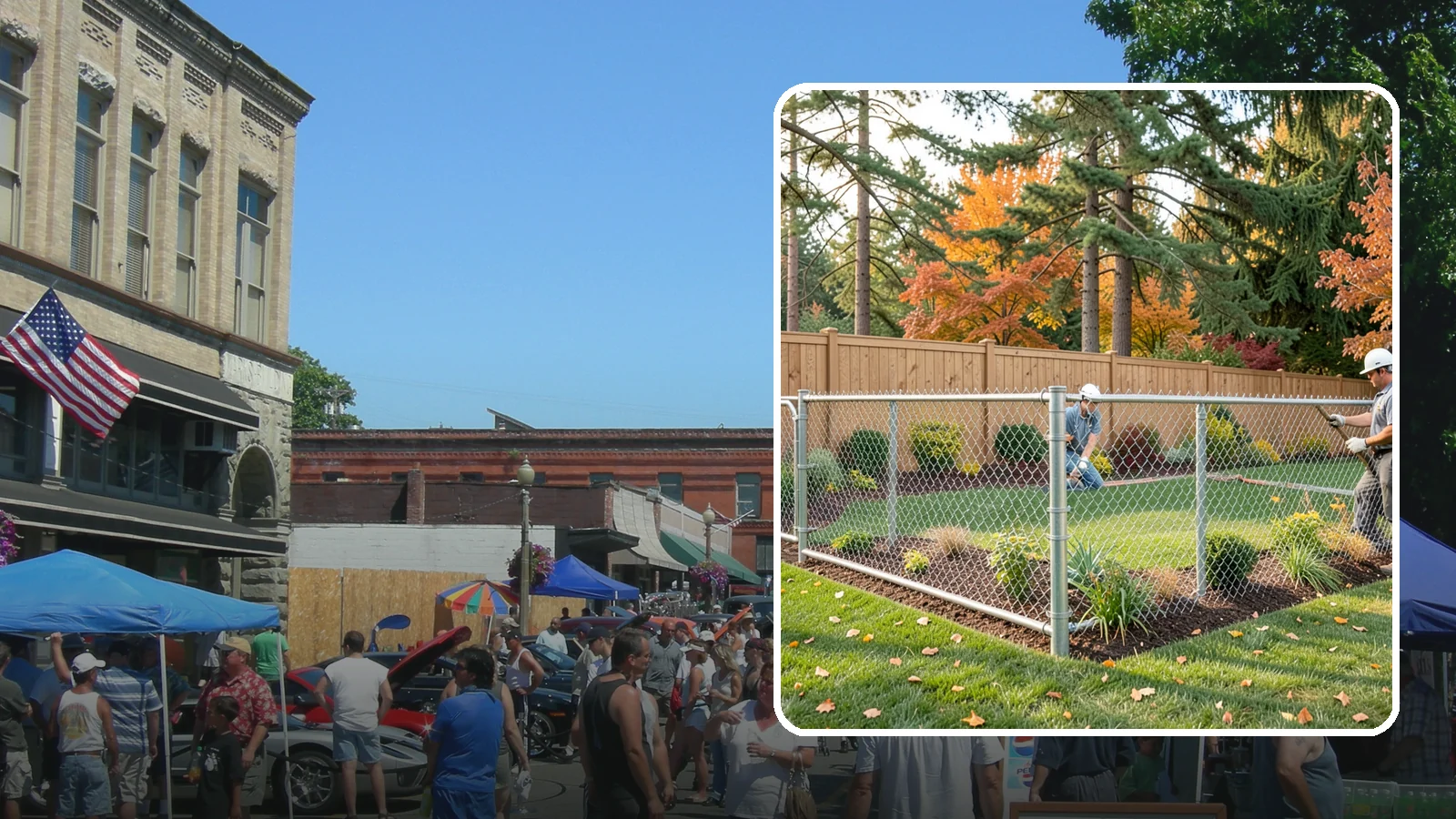 Chain Link Fence Installation in Snohomish, Snohomish County, WA - We install durable galvanized and vinyl-coated chain link fencing for secure, budget-friendly enclosures around Puget Sound...