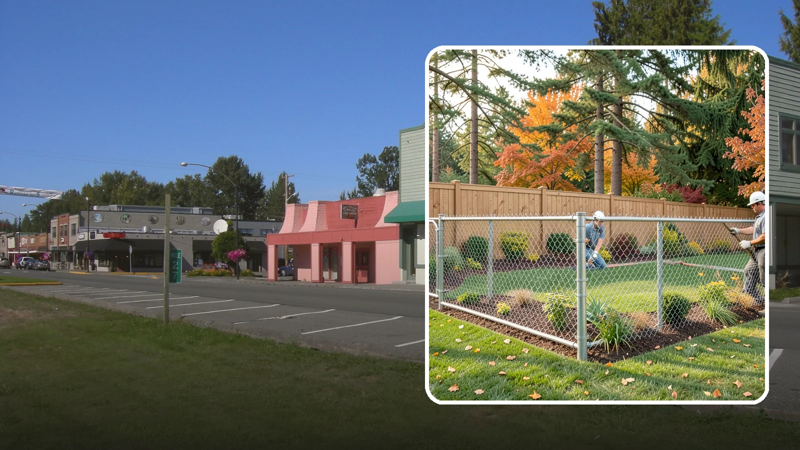 Chain Link Fence Installation in Snoqualmie, King County, WA - We install durable galvanized and vinyl-coated chain link fencing for secure, budget-friendly enclosures around Puget Sound...
