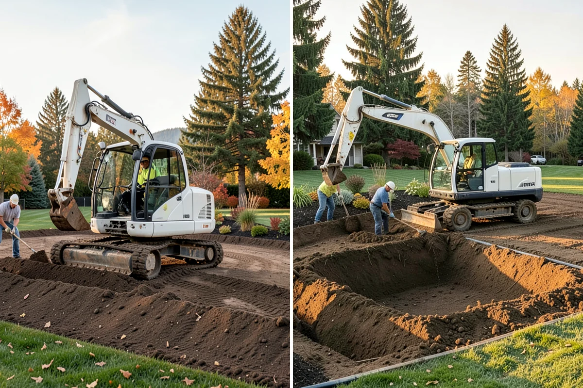 Chain Link Fence Installation in Snoqualmie, King County, WA - Mark the layout and locate underground utilities