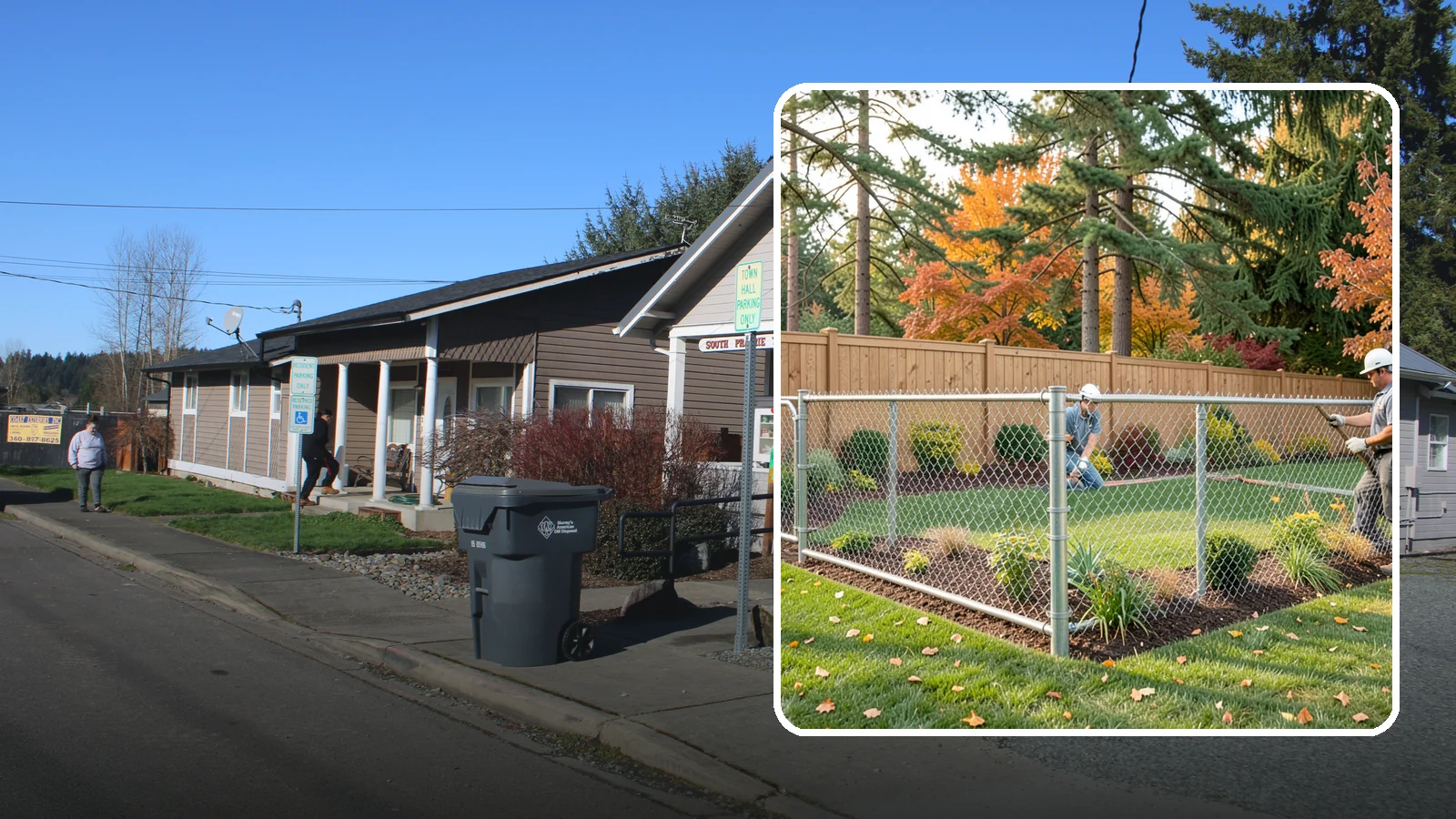 Chain Link Fence Installation in South Prairie, Pierce County, WA - We install durable galvanized and vinyl-coated chain link fencing for secure, budget-friendly enclosures around Puget Sound...