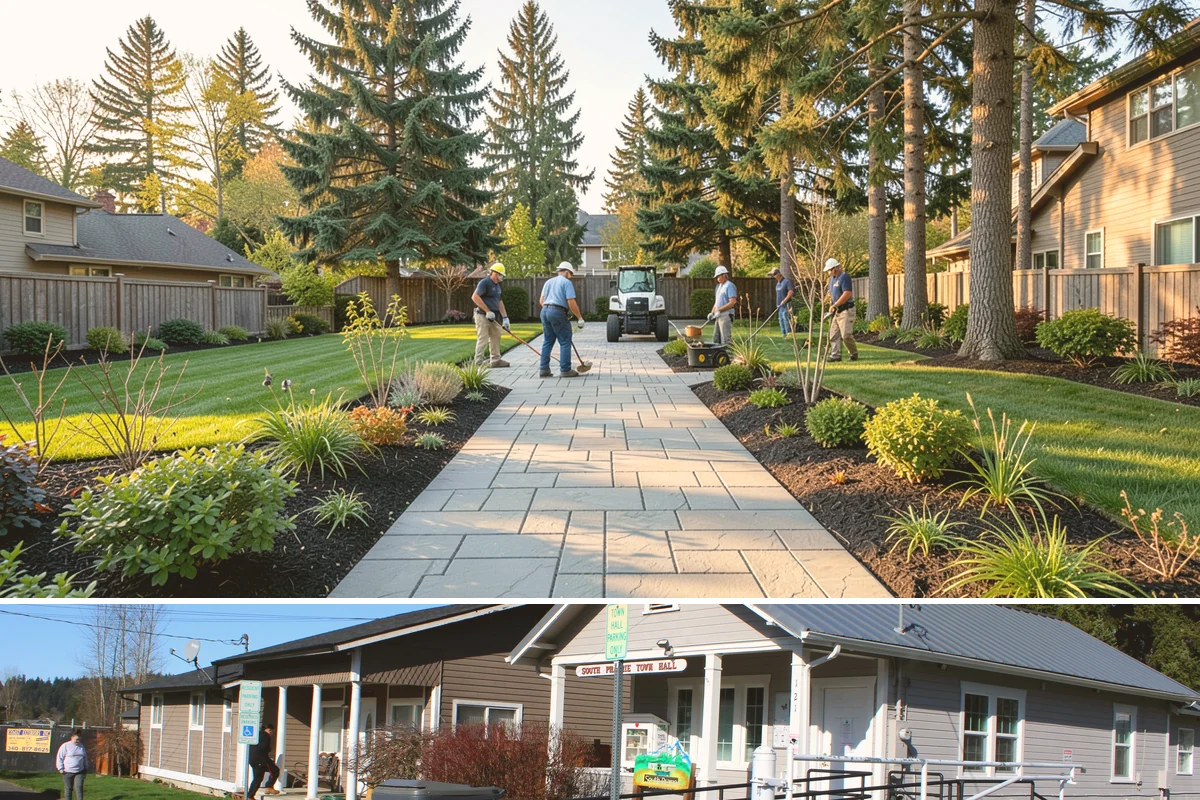 Chain Link Fence Installation in South Prairie, Pierce County, WA - Chain link installs in nearly any weather, though we favor drier windows so footings set before the mesh is tensioned.