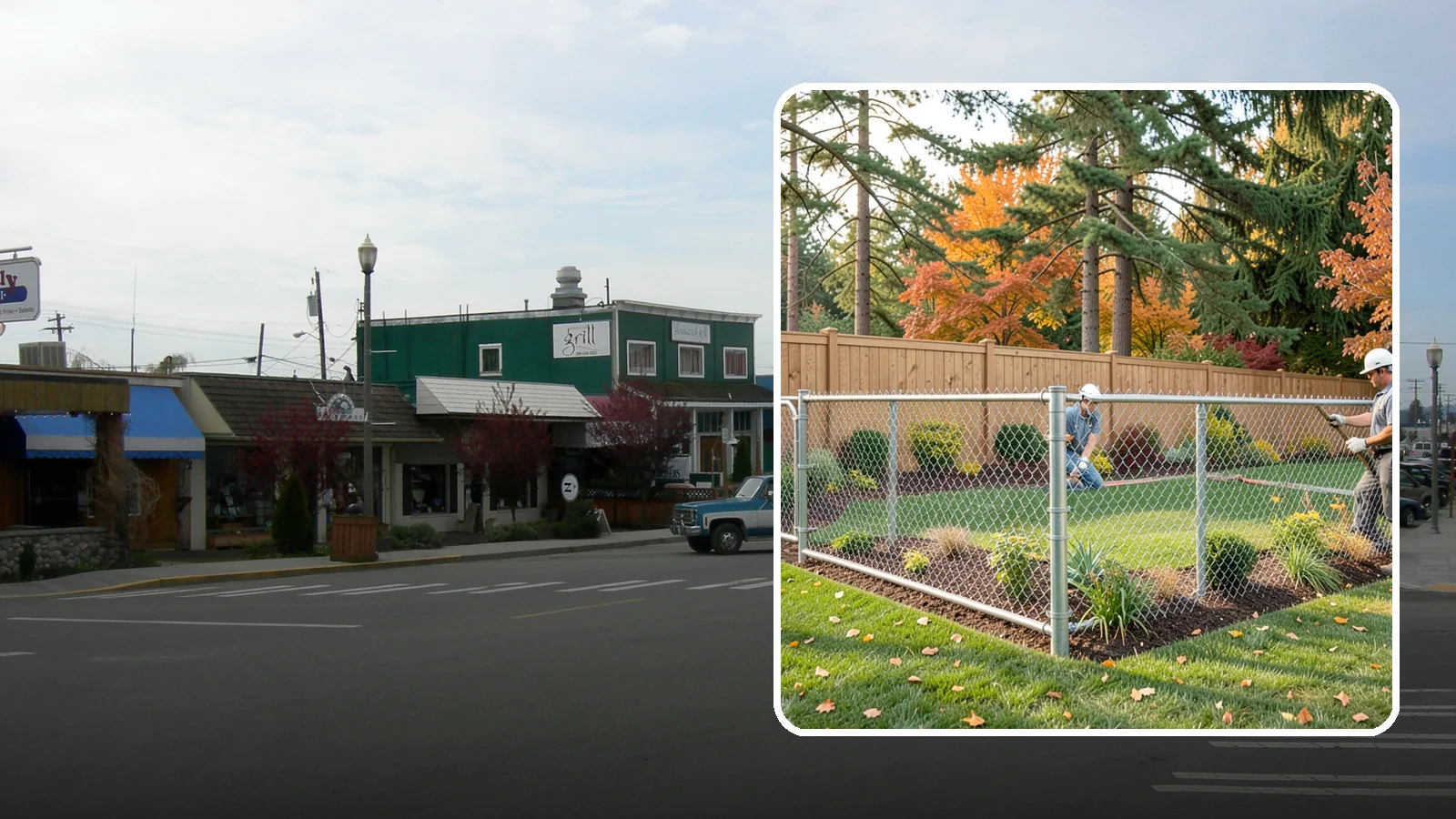 Chain Link Fence Installation in Stanwood, Snohomish County, WA - We install durable galvanized and vinyl-coated chain link fencing for secure, budget-friendly enclosures around Puget Sound...