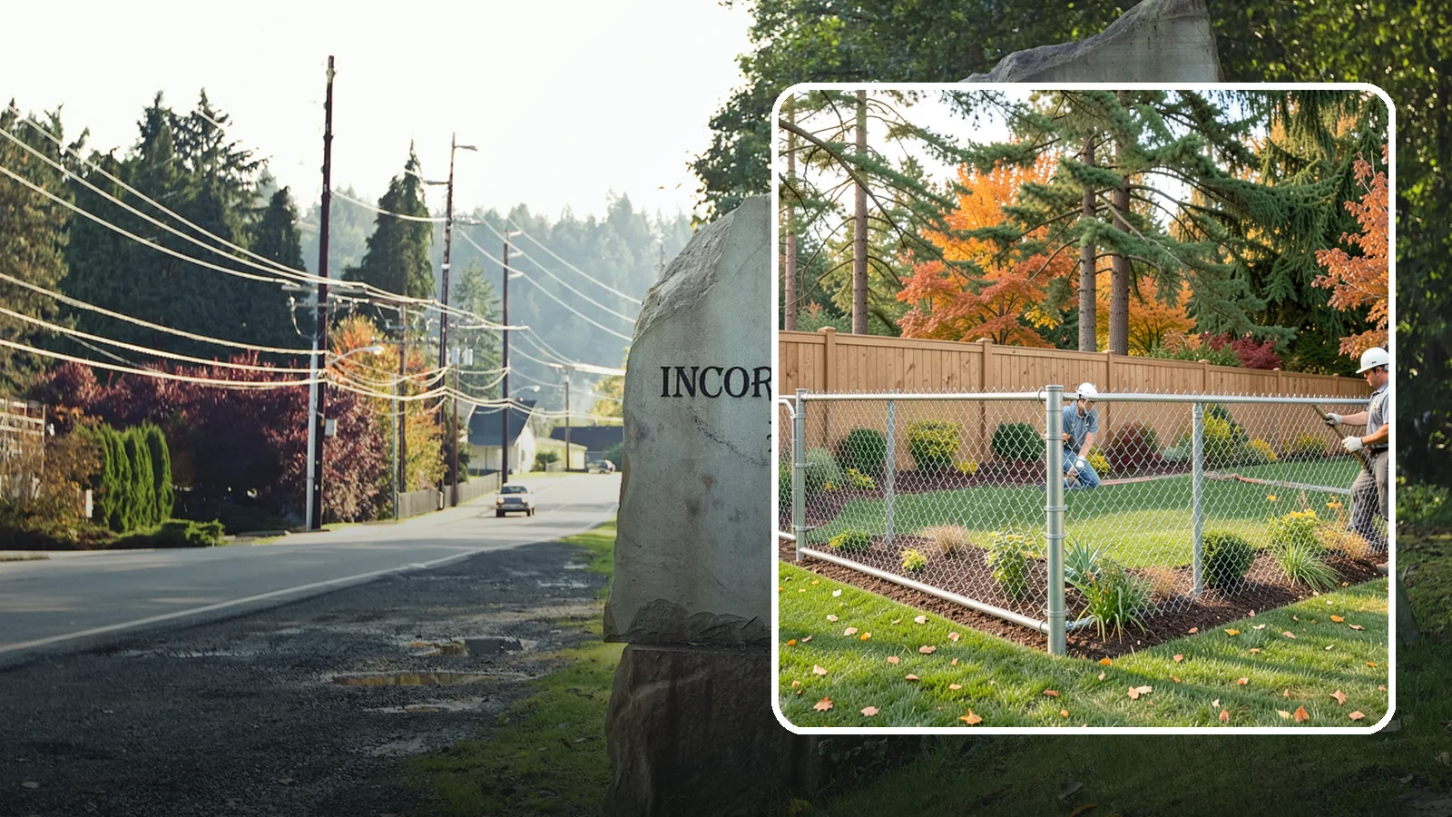 Chain Link Fence Installation in Wilkeson, Pierce County, WA - We install durable galvanized and vinyl-coated chain link fencing for secure, budget-friendly enclosures around Puget Sound...