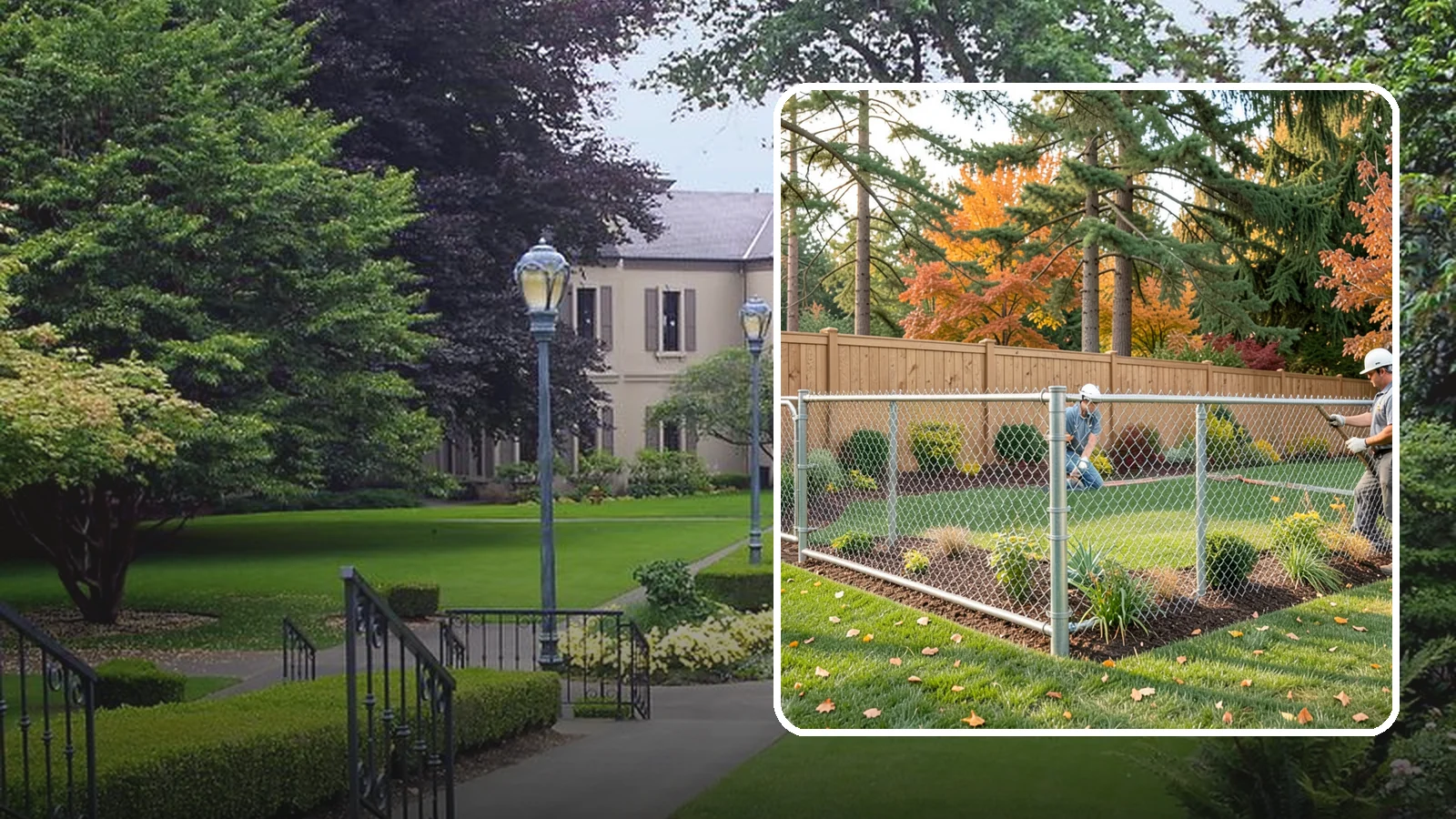 Chain Link Fence Installation in Woodinville, King County, WA - We install durable galvanized and vinyl-coated chain link fencing for secure, budget-friendly enclosures around Puget Sound...