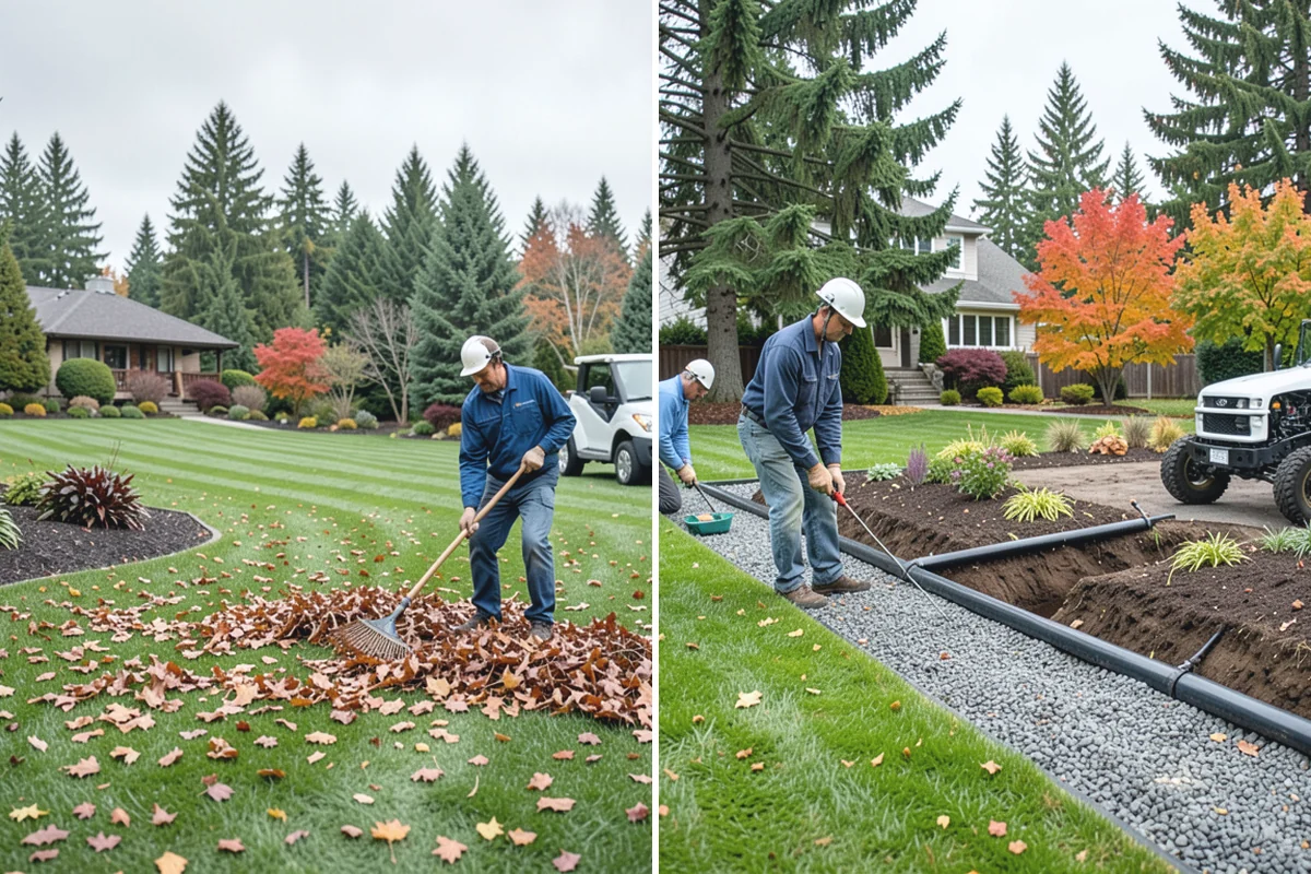 Chain Link Fence Installation in Woodinville, King County, WA - Mark the layout and locate underground utilities