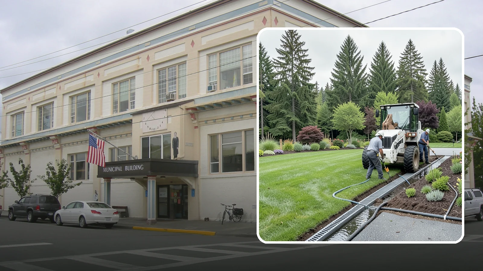 Channel Drain Installation in Anacortes, Skagit County, WA - We install linear channel drains across driveways, patios, and hardscapes to capture surface sheet flow before it pools on paved...