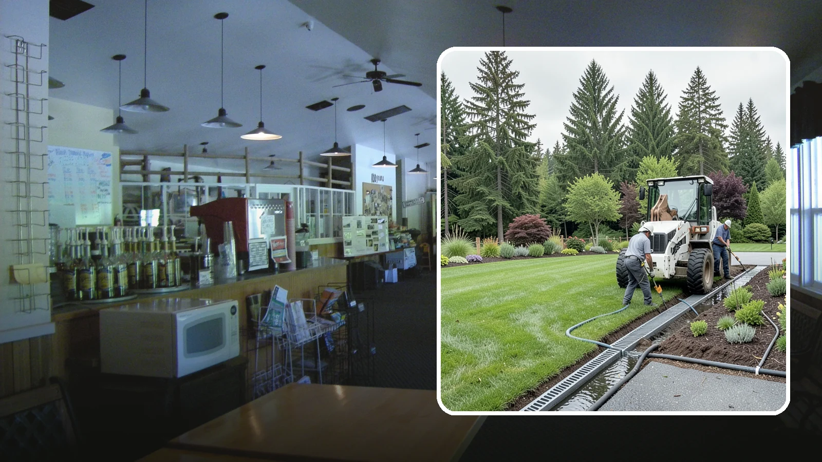 Channel Drain Installation in Black Diamond, King County, WA - We install linear channel drains across driveways, patios, and hardscapes to capture surface sheet flow before it pools on paved...