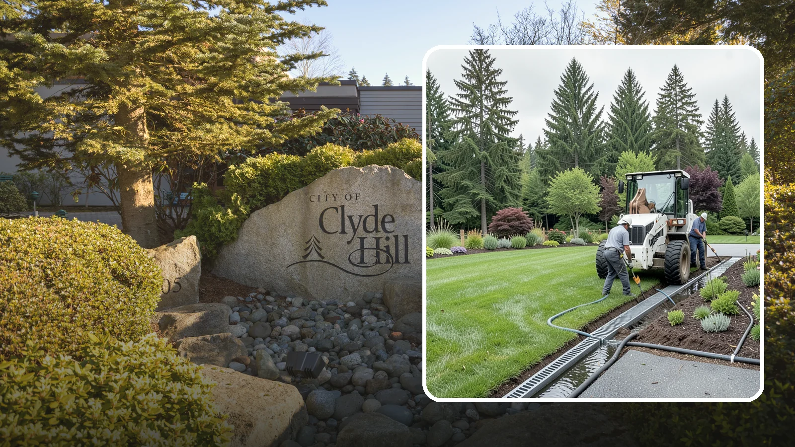 Channel Drain Installation in Clyde Hill, King County, WA - We install linear channel drains across driveways, patios, and hardscapes to capture surface sheet flow before it pools on paved...
