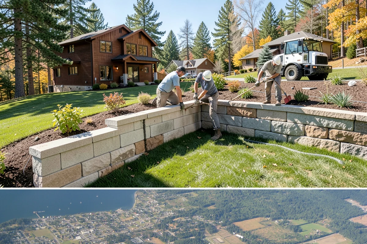 Channel Drain Installation in Coupeville, Island County, WA - Best installed in the drier late spring through early fall window when concrete cutting and curing are easiest, though channel...