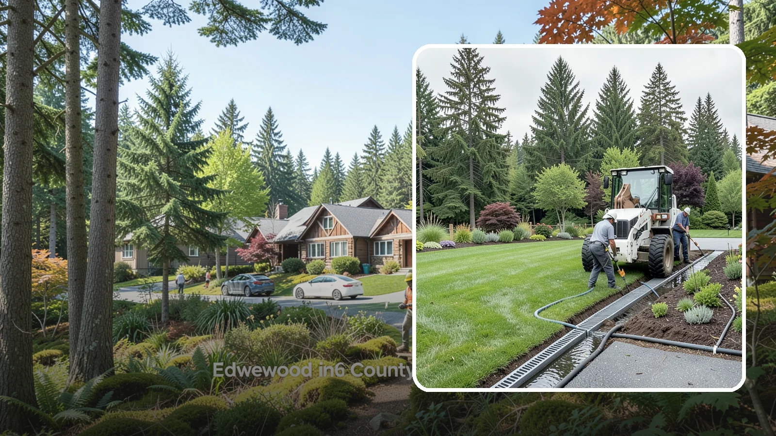 Channel Drain Installation in Edgewood, Pierce County, WA - We install linear channel drains across driveways, patios, and hardscapes to capture surface sheet flow before it pools on paved...