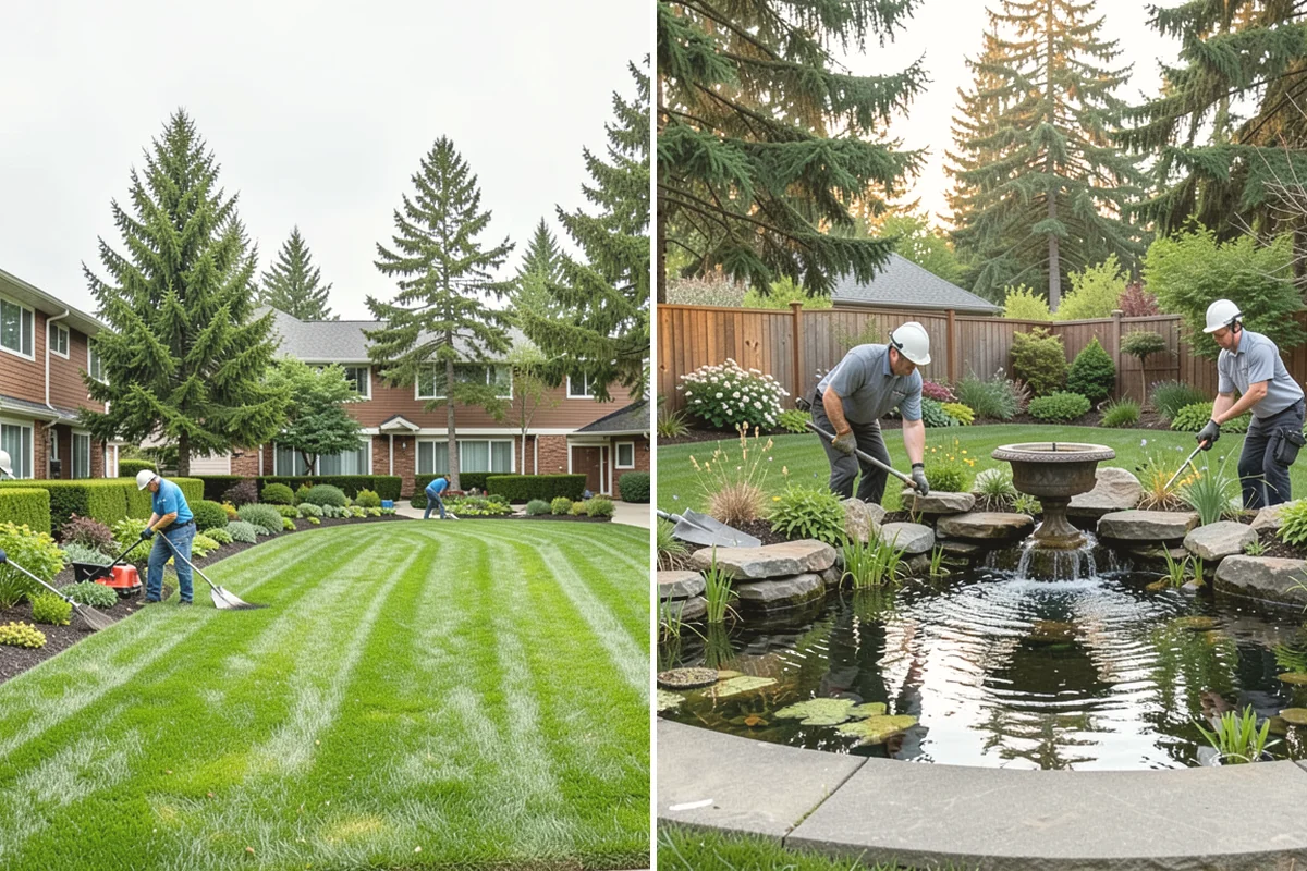 Channel Drain Installation in Edgewood, Pierce County, WA - Assess surface grade and identify low points where water collects