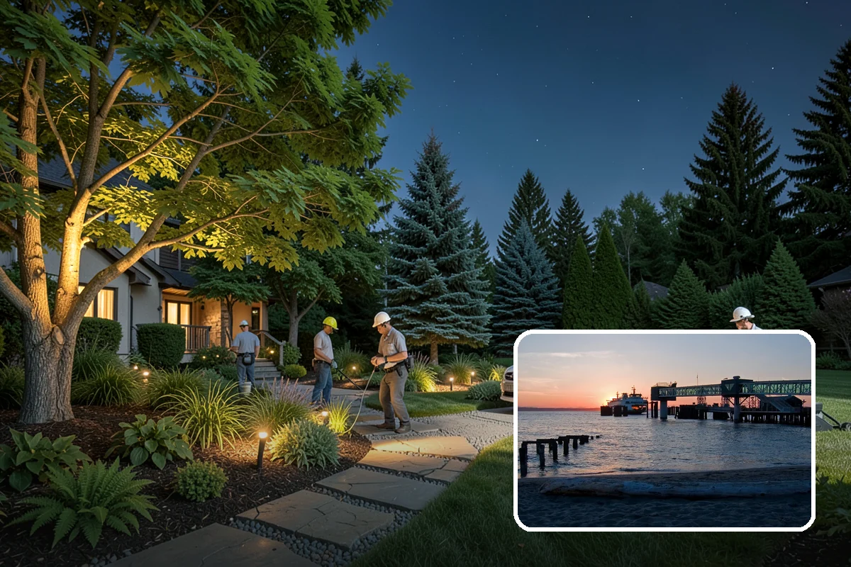 Channel Drain Installation in Edmonds, Snohomish County, WA - Intercepts sheet flow across wide paved surfaces
