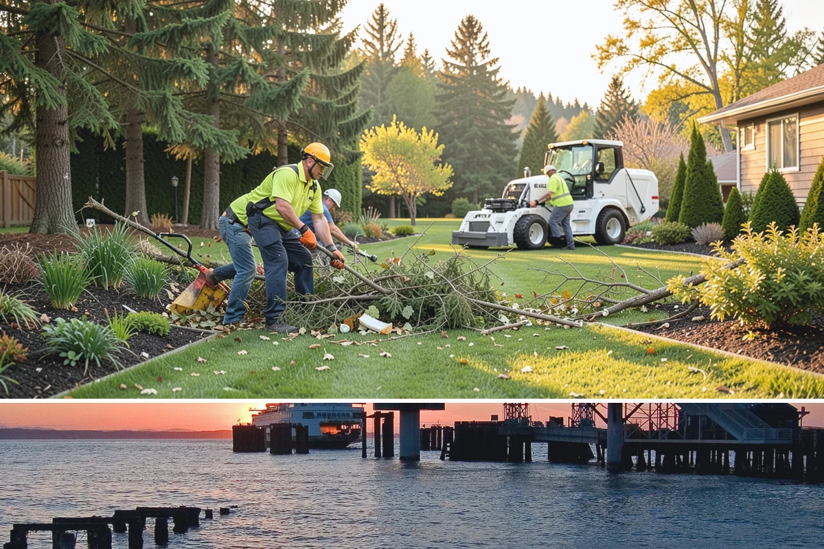 Channel Drain Installation in Edmonds, Snohomish County, WA - Best installed in the drier late spring through early fall window when concrete cutting and curing are easiest, though channel...