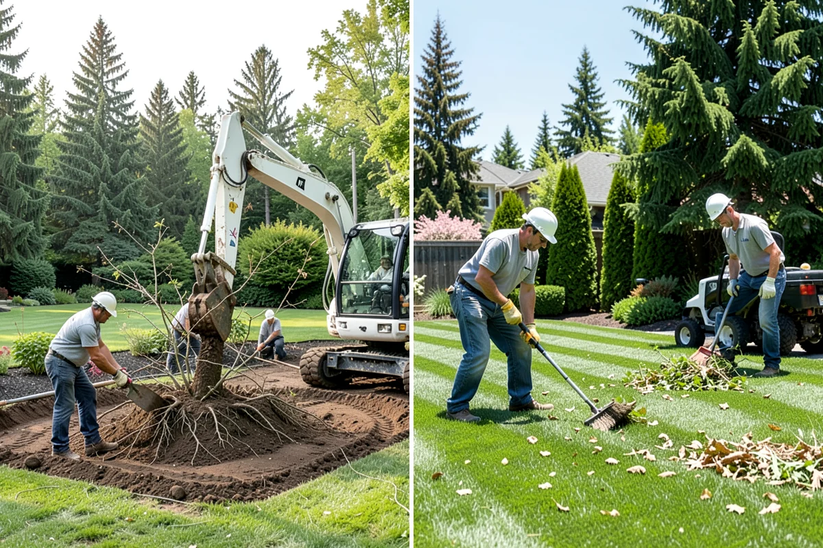 Channel Drain Installation in Enumclaw, King County, WA - Assess surface grade and identify low points where water collects