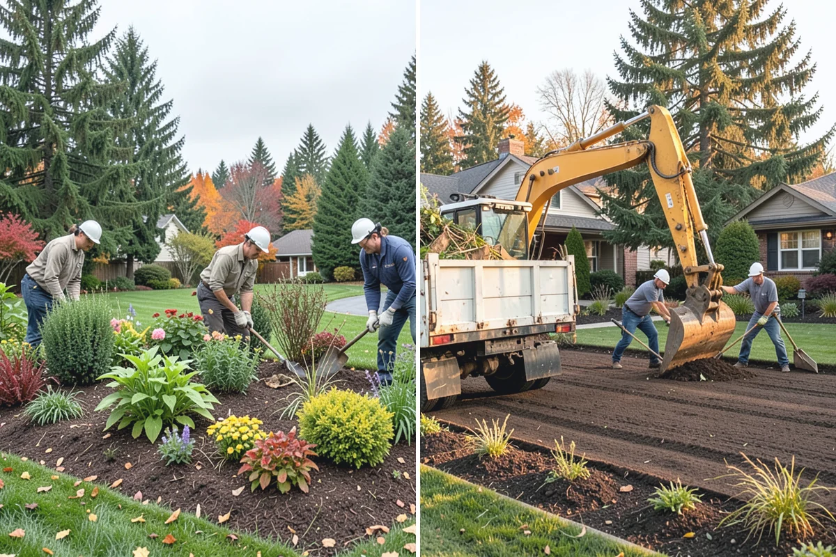 Channel Drain Installation in Granite Falls, Snohomish County, WA - Assess surface grade and identify low points where water collects