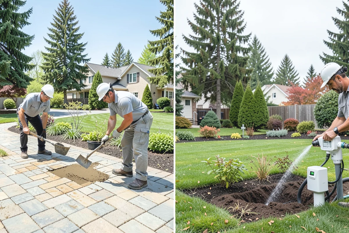 Channel Drain Installation in Hamilton, Skagit County, WA - Assess surface grade and identify low points where water collects
