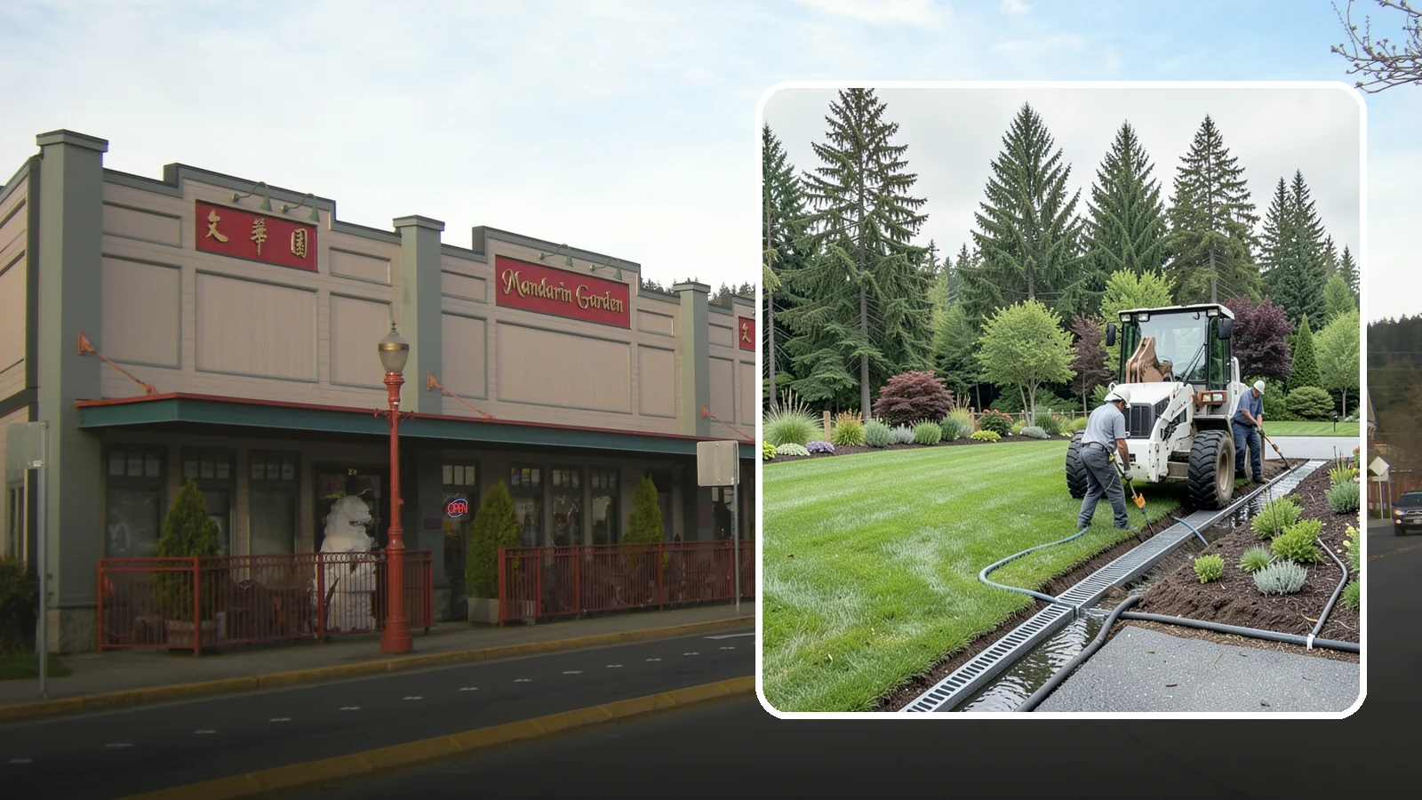 Channel Drain Installation in Issaquah, King County, WA - We install linear channel drains across driveways, patios, and hardscapes to capture surface sheet flow before it pools on paved...