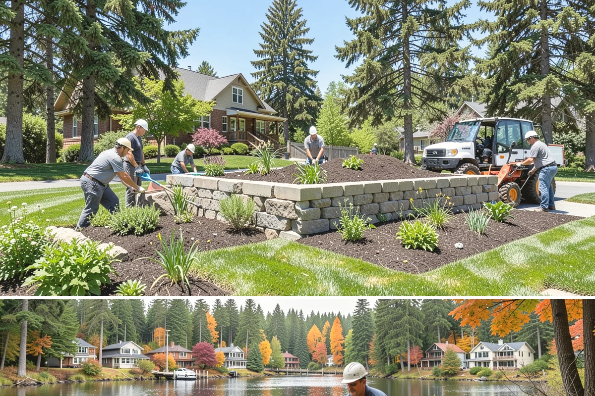 Channel Drain Installation in La Conner, Skagit County, WA - Best installed in the drier late spring through early fall window when concrete cutting and curing are easiest, though channel...