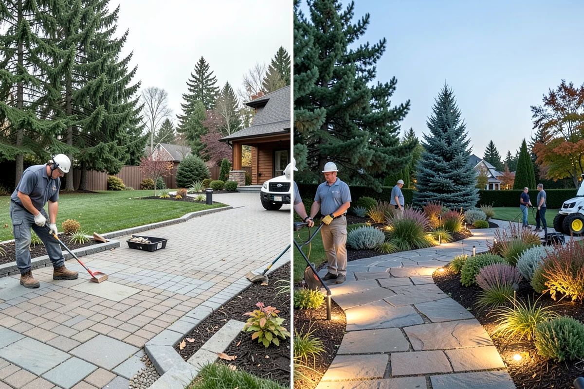 Channel Drain Installation in Lyman, Skagit County, WA - Assess surface grade and identify low points where water collects