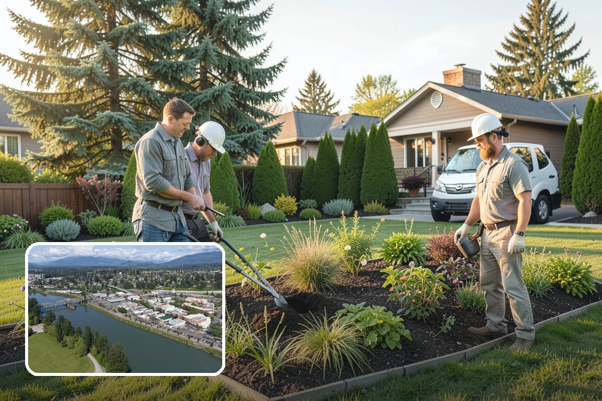 Channel Drain Installation in Mount Vernon, Skagit County, WA - Intercepts sheet flow across wide paved surfaces