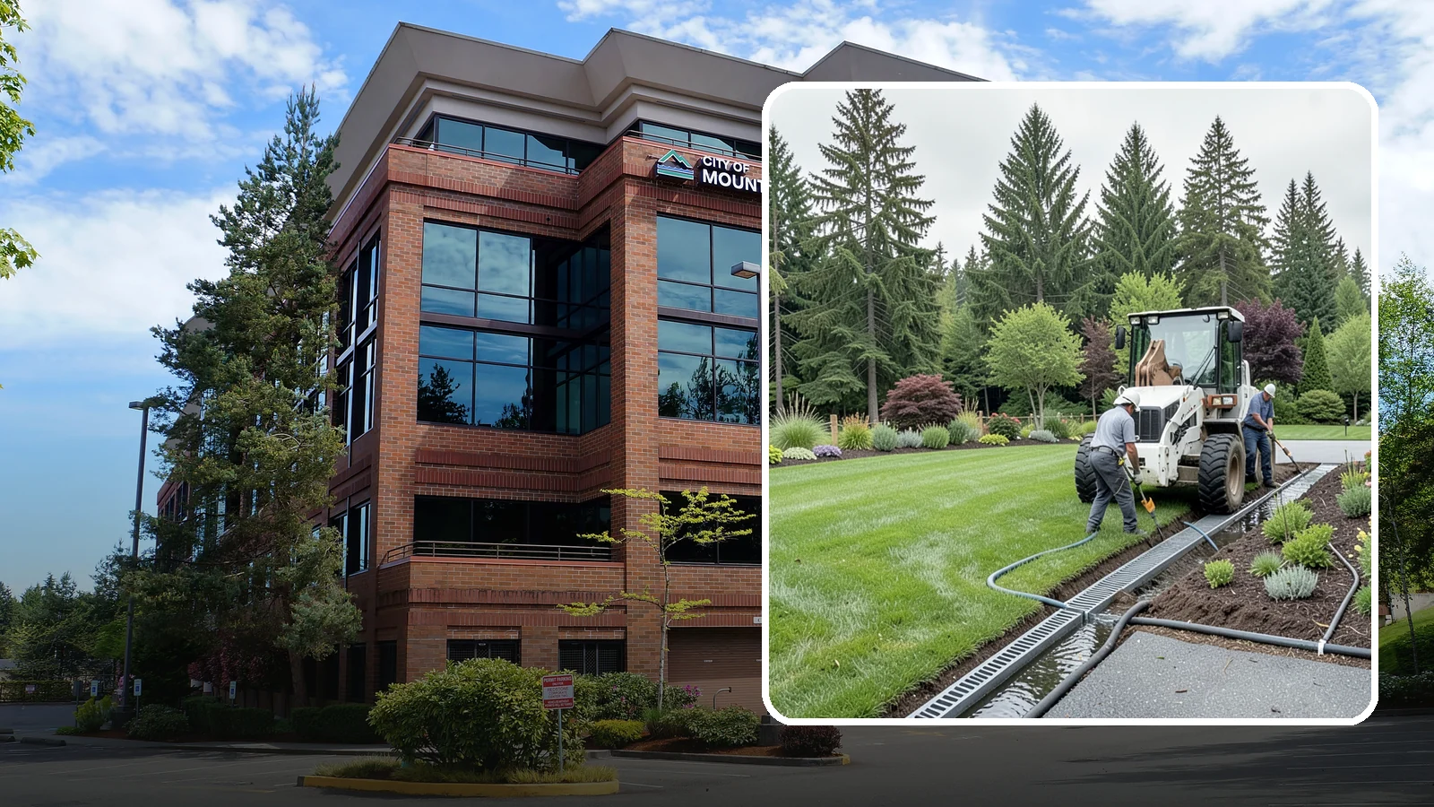 Channel Drain Installation in Mountlake Terrace, Snohomish County, WA - We install linear channel drains across driveways, patios, and hardscapes to capture surface sheet flow before it pools on paved...