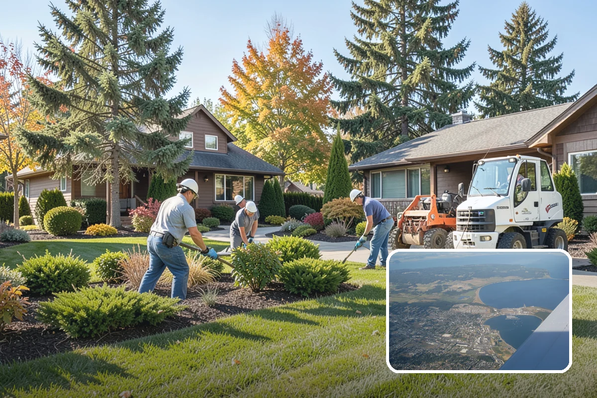Channel Drain Installation in Oak Harbor, Island County, WA - Intercepts sheet flow across wide paved surfaces