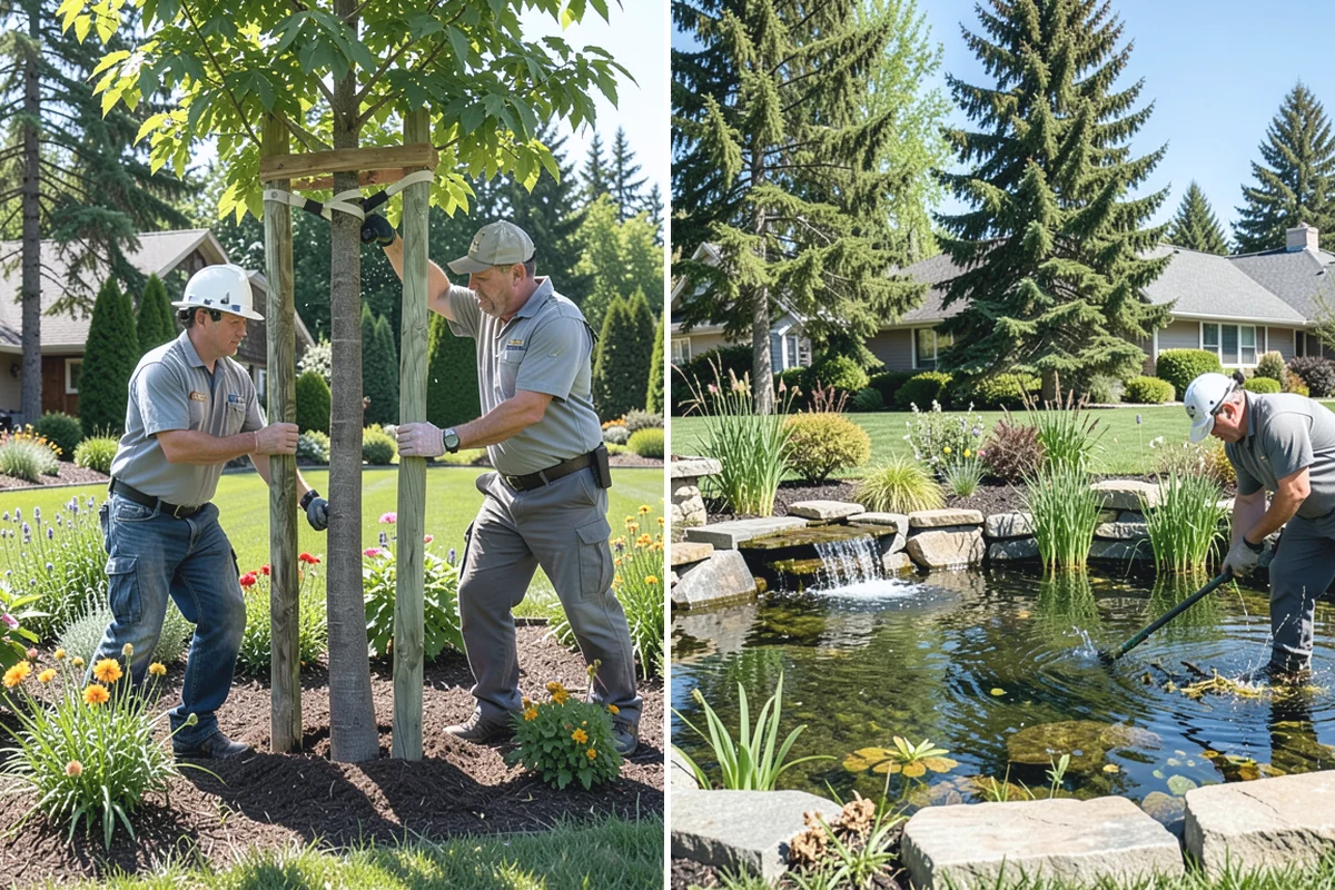 Channel Drain Installation in Redmond, King County, WA - Assess surface grade and identify low points where water collects