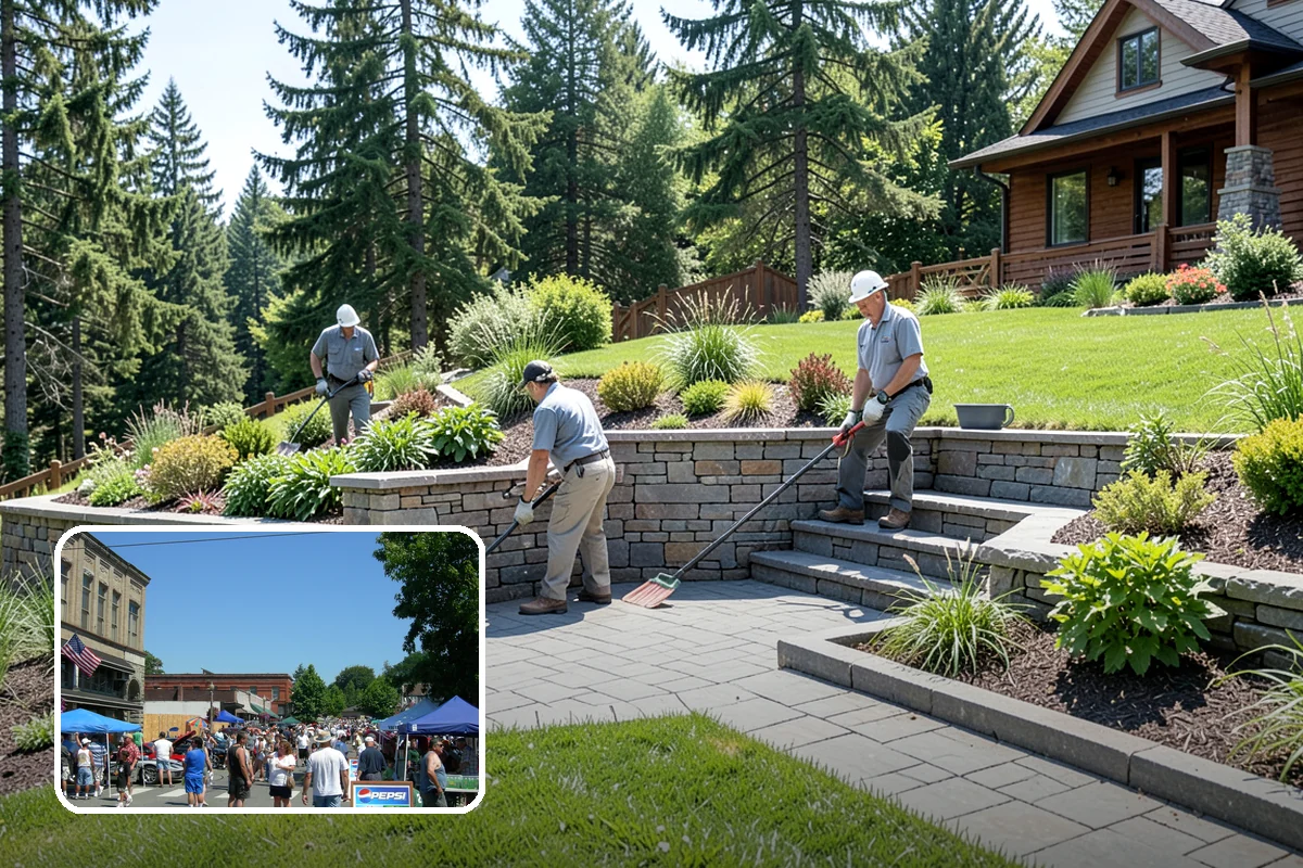 Channel Drain Installation in Snohomish, Snohomish County, WA - Intercepts sheet flow across wide paved surfaces
