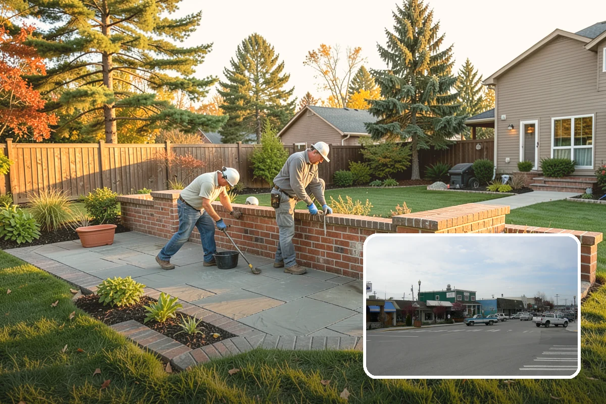 Channel Drain Installation in Stanwood, Snohomish County, WA - Intercepts sheet flow across wide paved surfaces
