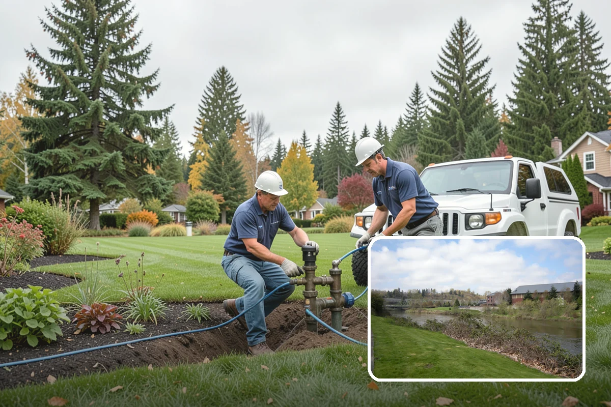 Channel Drain Installation in Tukwila, King County, WA - Intercepts sheet flow across wide paved surfaces