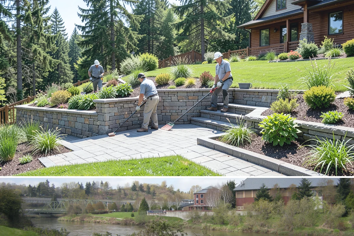 Channel Drain Installation in Tukwila, King County, WA - Best installed in the drier late spring through early fall window when concrete cutting and curing are easiest, though channel...