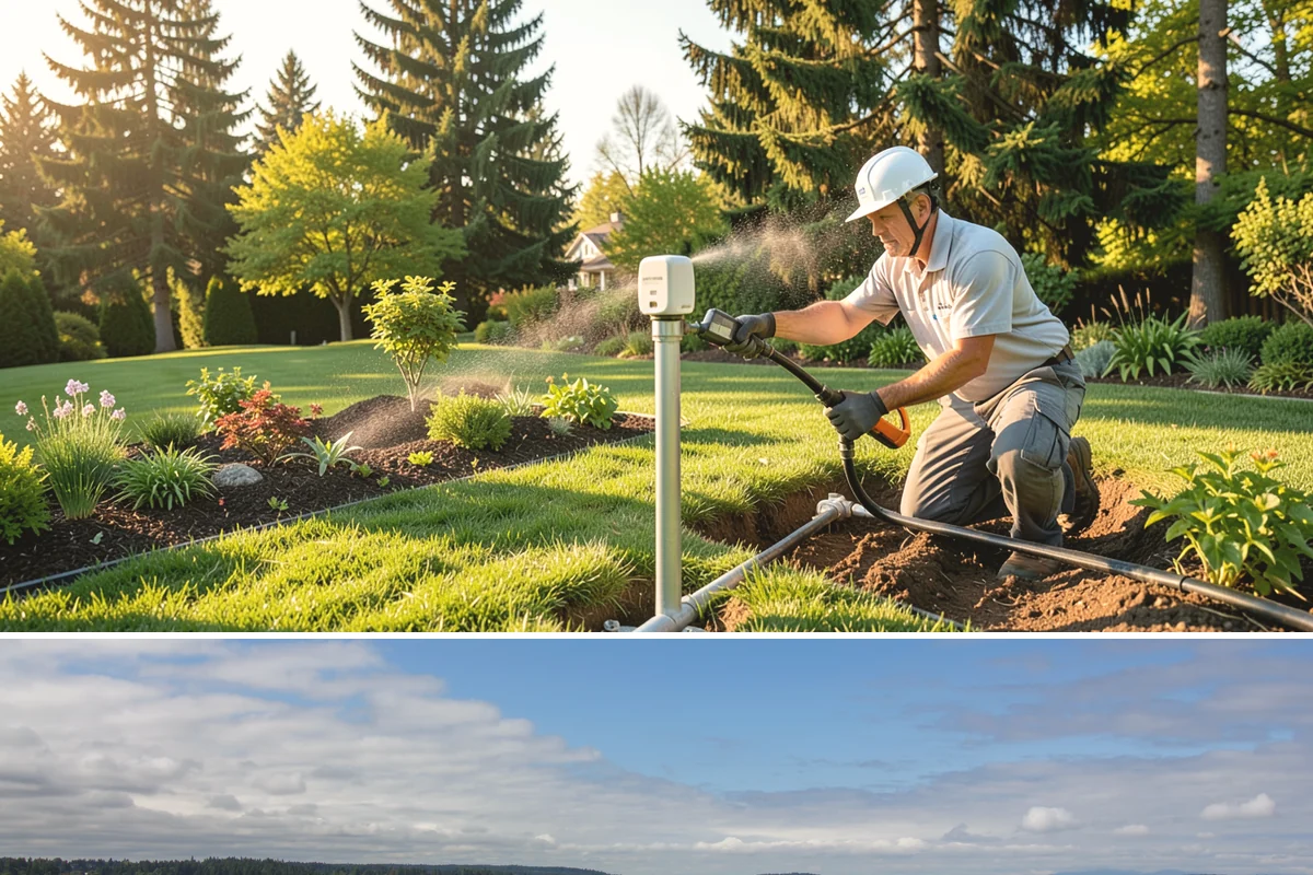 Channel Drain Installation in University Place, Pierce County, WA - Best installed in the drier late spring through early fall window when concrete cutting and curing are easiest, though channel...