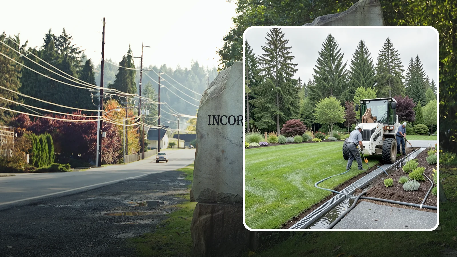Channel Drain Installation in Wilkeson, Pierce County, WA - We install linear channel drains across driveways, patios, and hardscapes to capture surface sheet flow before it pools on paved...