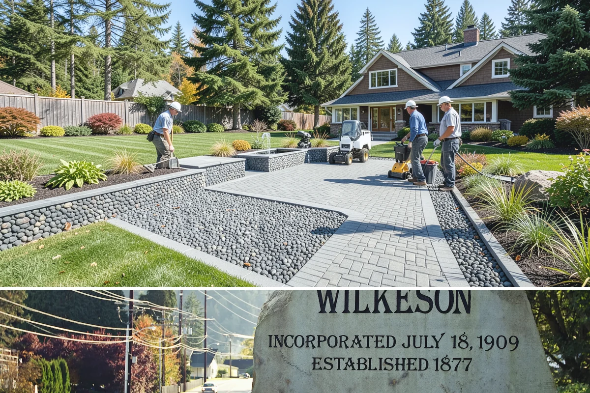 Channel Drain Installation in Wilkeson, Pierce County, WA - Best installed in the drier late spring through early fall window when concrete cutting and curing are easiest, though channel...