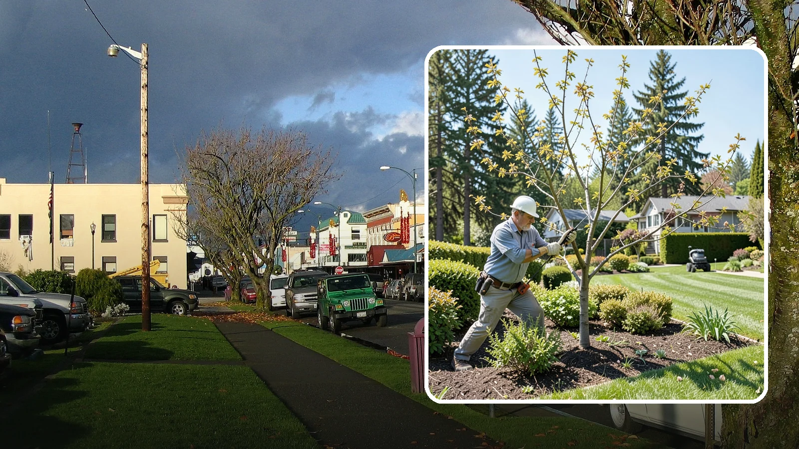 Cherry Tree Pruning in Arlington, Snohomish County, WA - Pruning for ornamental and fruiting cherries that protects health and encourages bloom.