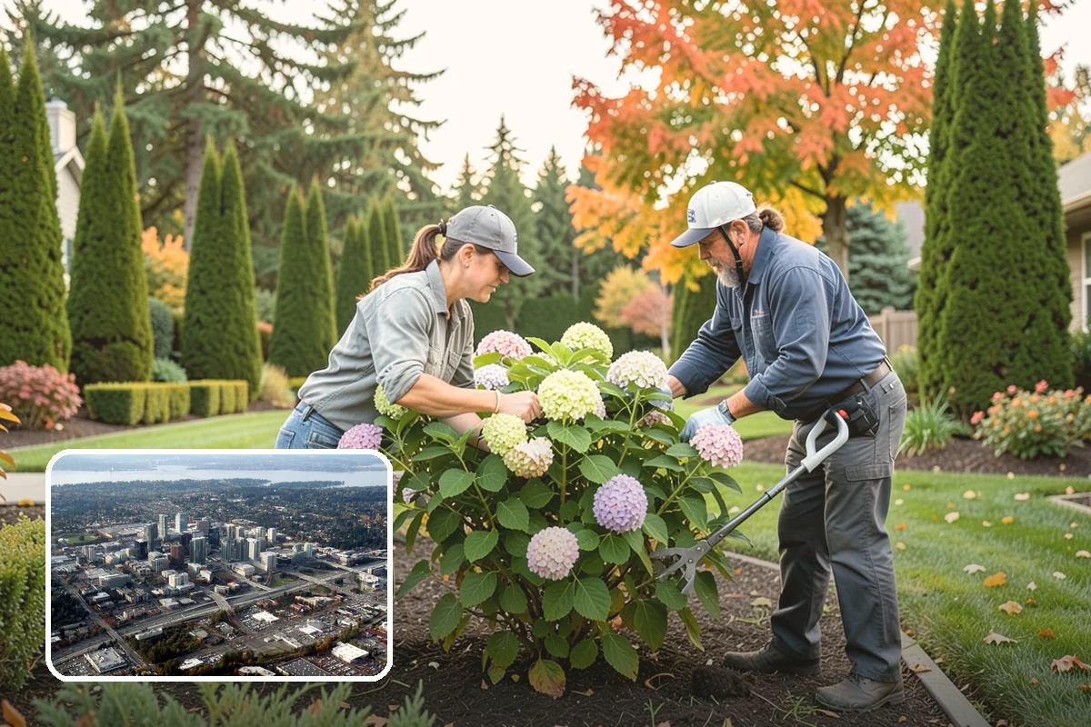 Cherry Tree Pruning in Bellevue, King County, WA - Better light and air to reduce disease