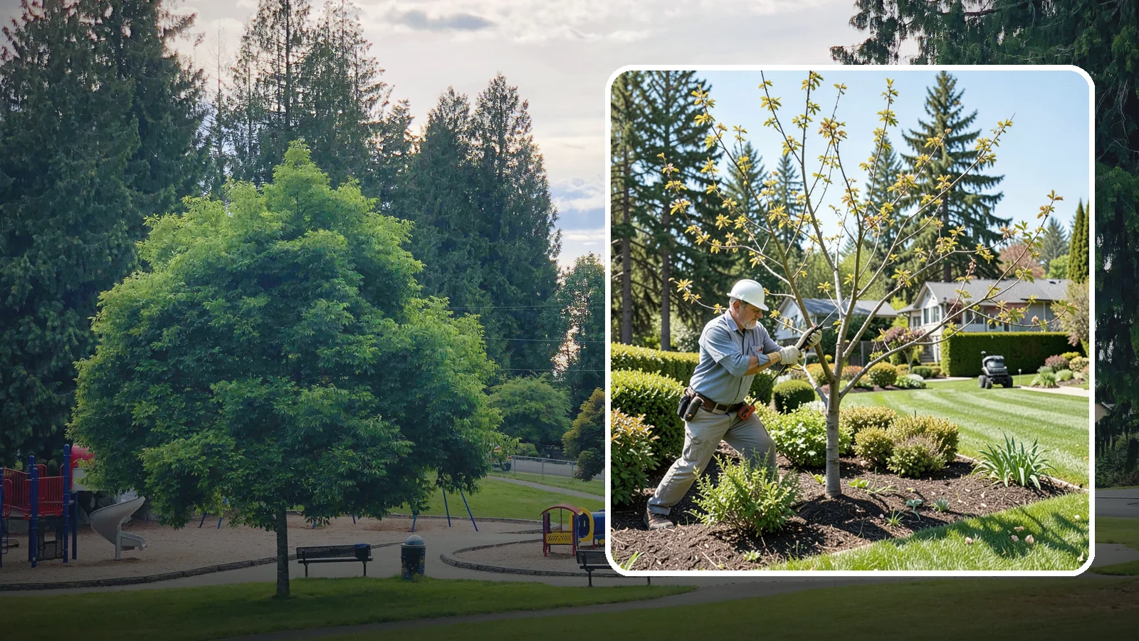 Cherry Tree Pruning in Bonney Lake, Pierce County, WA - Pruning for ornamental and fruiting cherries that protects health and encourages bloom.