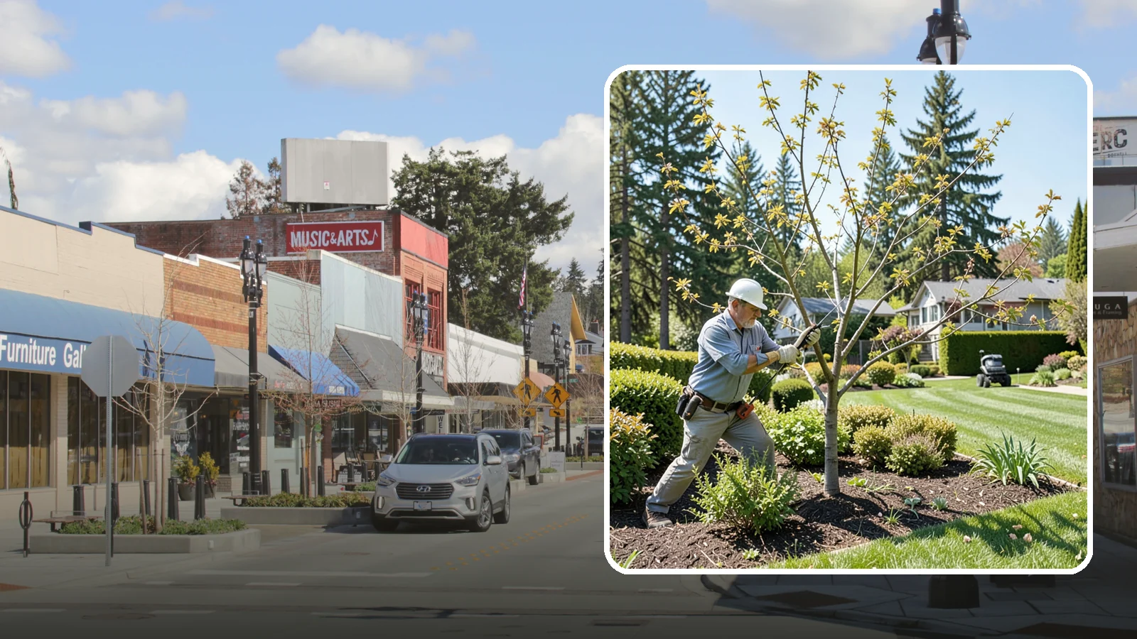 Cherry Tree Pruning in Bothell, King County, WA - Pruning for ornamental and fruiting cherries that protects health and encourages bloom.