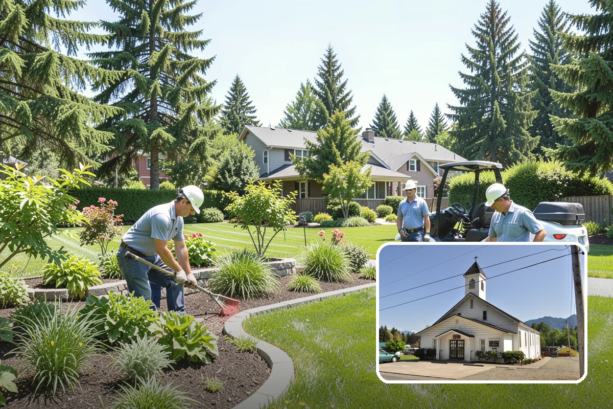 Cherry Tree Pruning in Concrete, Skagit County, WA - Better light and air to reduce disease