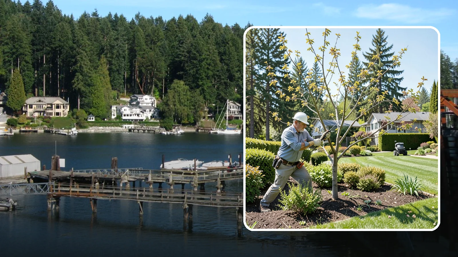 Cherry Tree Pruning in Gig Harbor, Pierce County, WA - Pruning for ornamental and fruiting cherries that protects health and encourages bloom.