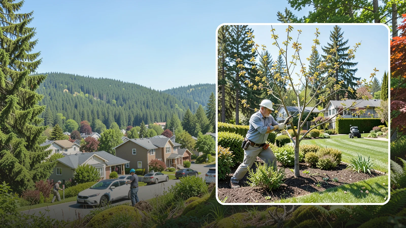 Cherry Tree Pruning in Index, Snohomish County, WA - Pruning for ornamental and fruiting cherries that protects health and encourages bloom.